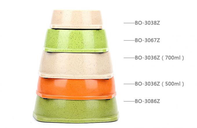 환경 친화적 인 반지 애완 동물 그릇 개와 고양이 먹이 0