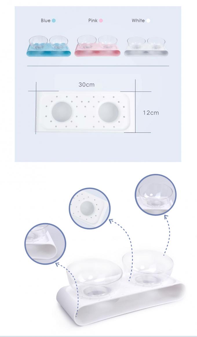 고양이나 작은 개에게 완벽한 서있는 키워드 애완 동물 먹이 그릇 4