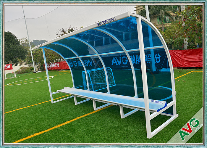 축구 서브 벤치 축구 경기장 장비 야외 8 좌석 팀 피난처