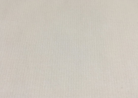 흰색 / 베이지 편안한 스트레치 코드루레이 천 고품질 의류 천