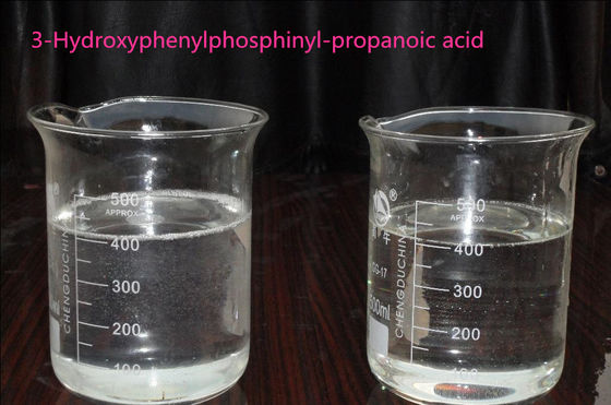 CAS 14657-64-8 불 retardant 첨가물 72% Hydroxyphenylphosphinyl-Propanoic Acid L1111 액체 0701v1