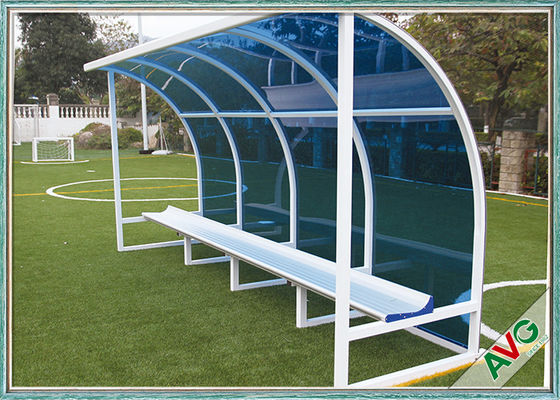 날씨에 견딜 수 있는 축구 경기장 장비 이동성 알루미늄 축구 코치 좌석