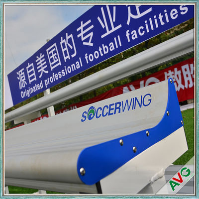 자외선 보호 수직 플라스틱 / 알루미늄 블리처 축구 경기장 의자