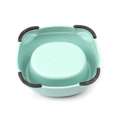 가장 좋은 가격으로 내구성 있는 두 배 대나무 휴대용 개&고양이 음식 그릇