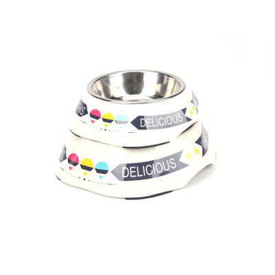 소매 메라민 및 스테인레스 스틸 애완 동물 개 그릇