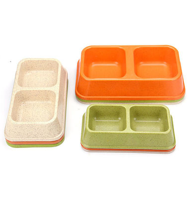 이중 및 다채로운 Bambu Sublimation 큰 또는 큰 개 애완 동물 음식 및 물 그릇