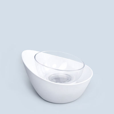 강아지 개와 고양이를위한 고양이의 고층 먹이 그릇